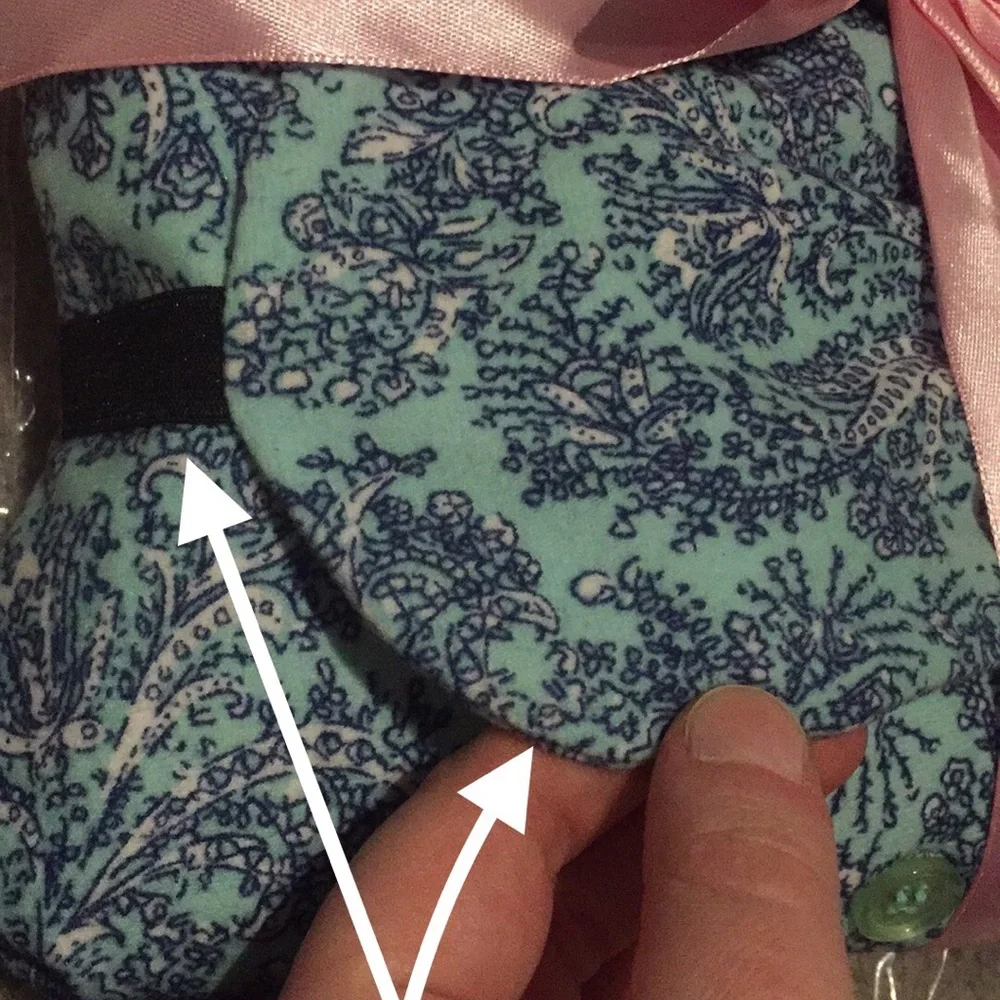 New (Package Opened) Mint Paisley Pajama Set - Picture 6 of 9